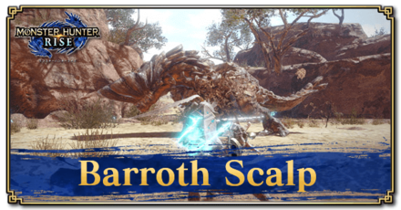 Monster Hunter Rise (MH Rise) - Barroth Scalp Banner