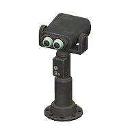 ACNH - The Black version of Tourist Telescope