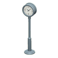 ACNH - The Silver version of Park Clock
