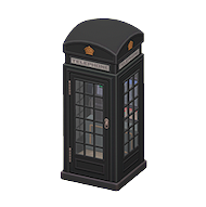 ACNH - The Black version of Phone Box