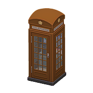 ACNH - The Brown version of Phone Box