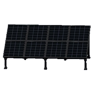 ACNH - The Black version of Solar Panel