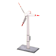 ACNH - The Red version of Wind Turbine