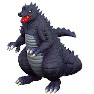 ACNH - The Black version of Monster Statue