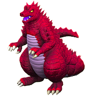 ACNH - The Red version of Monster Statue