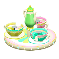 The Pastel version of Plaza Teacup Ride