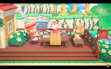 ACNH -  Talking to a client with Lottie