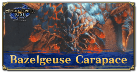 Monster Hunter Rise (MH Rise) - Bazelgeuse Carapace Banner