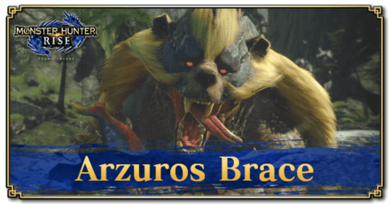 Monster Hunter Rise (MH Rise) - Arzuros Brace Banner