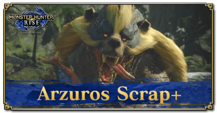 Monster Hunter Rise (MH Rise) - Arzuros Scrap+ Banner
