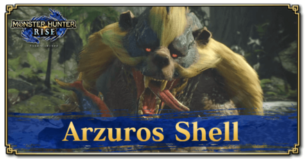 Monster Hunter Rise (MH Rise) - Arzuros Shell Banner