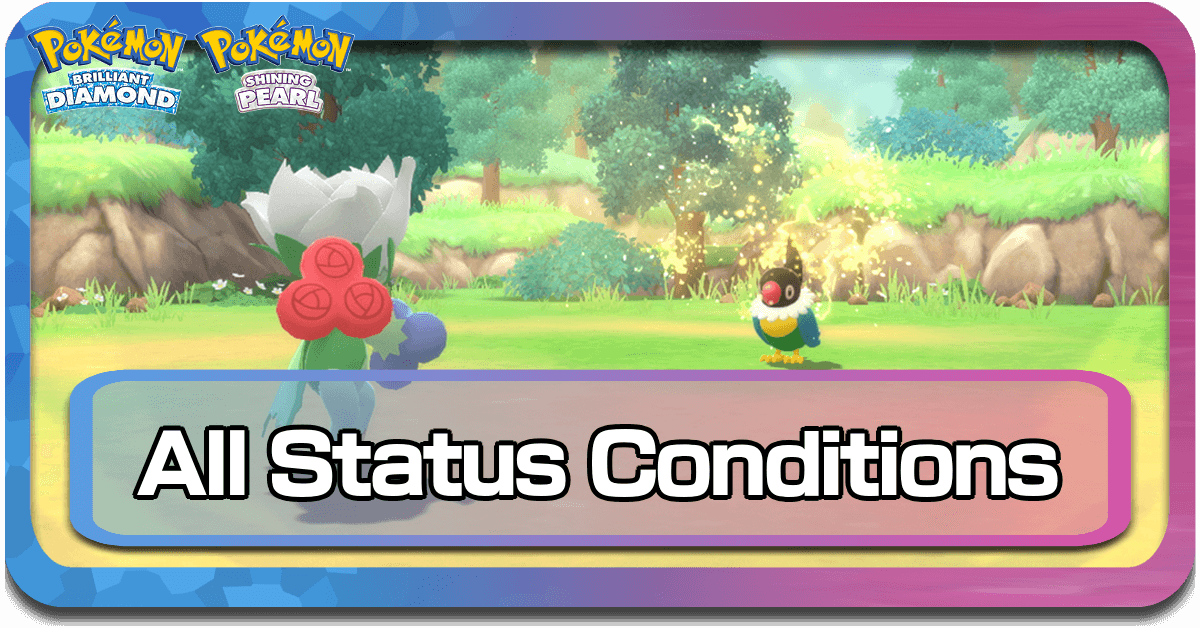 Pokemon BDSP Status Conditions