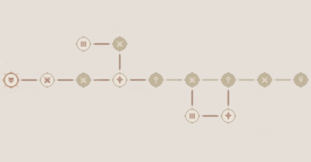 Genshin - Labyrinth Warriors Stage 1 - Floor 1 Map