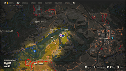 Far Cry 6 - Holy Pages II zoomed map