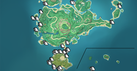 Genshin - Seagrass - Tsurumi Island Location