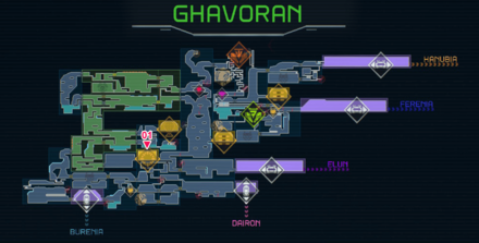 Ghavaron Network Station Map