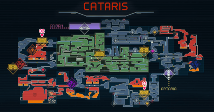 Cataris Network Stations Map