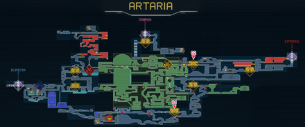 Artaria Network Stations Map