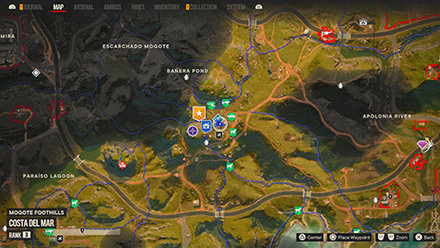 Far Cry 6 - Philly Magic II zoomed map