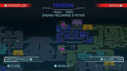 Energy Recharge Stations Map Ferenia