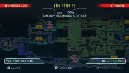 Energy Recharge Stations Map Artaria