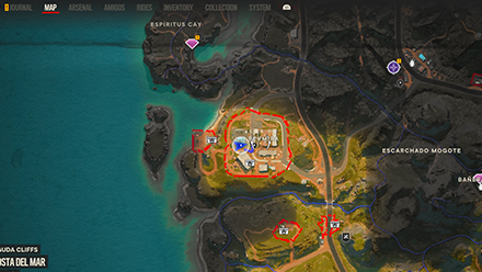 Far Cry 6 - Montero Fragment III zoomed map