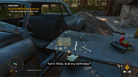 Far Cry 6 - Rally Documents I in-game view