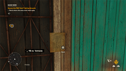 Far Cry 6 - Patient Feedback VI in-game view