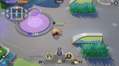 Pokemon UNITE - GreedentTackle Combo 2