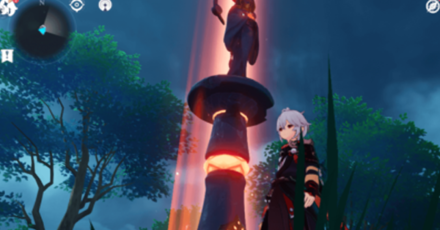 Genshin - Statue of the Seven in Tsurumi Island