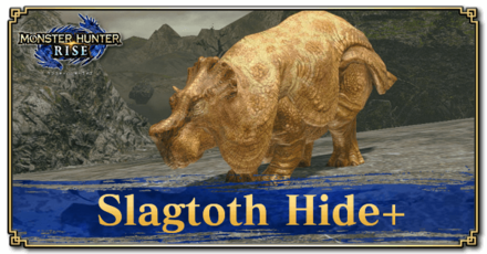 Monster Hunter Rise (MH Rise) - Slagtoth Hide+ Banner