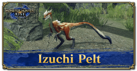 Monster Hunter Rise (MH Rise) - Izuchi Pelt Banner