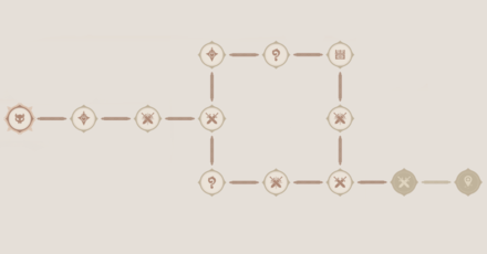 Genshin - Labyrinth Warriors Stage 2 - Floor 1 Map