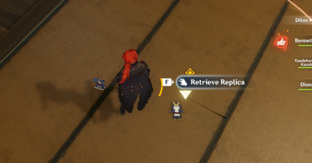 Genshin - Labyrinth Warriors - Pushing On - Retrieve Replica of Shiki Taishou on the Mats