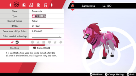 Shiny Zamazenta Summary
