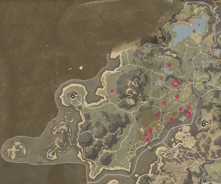 New World - Ebonscale Reach Seeping Stone Locations