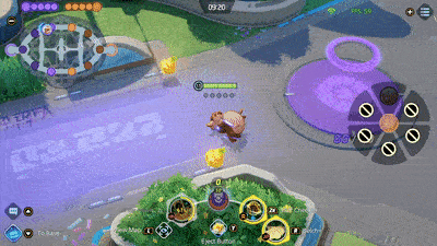 Pokemon UNITE - Greedent Picking Up Yellow Berries at Full HP