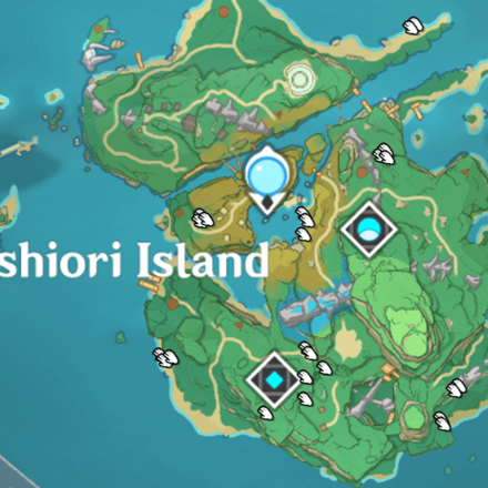 Genshin - Amethyst Lump Location - Yashiori