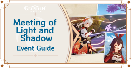 Genshin Impact - Meeting of Light and Shadow Co-Op Photo Submission Contest