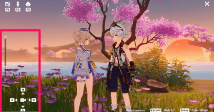 Genshin - Take Photos How to Do - Camera Controls