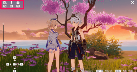Genshin - Take Photos How to Do - Advanced Controls