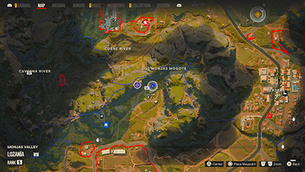 Far Cry 6 - Art Scraps II zoomed map