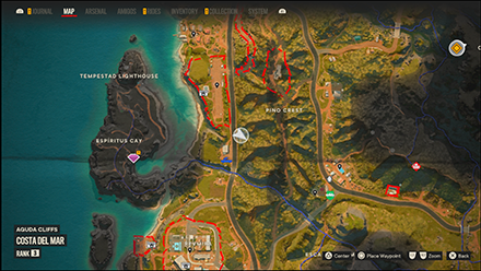 Far Cry 6 - Furioso: Flames of Hell - Issue #1 zoomed map