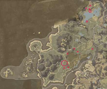 New World - Ebonscale Reach Wirefiber Locations