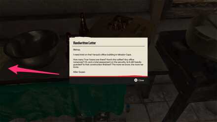 Far Cry 6 - Secret Message II in-game view