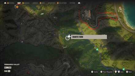 Far Cry 6 - Secret Message II zoomed map