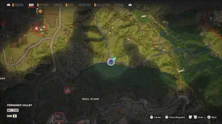 Far Cry 6 - Secret Message IV zoomed map