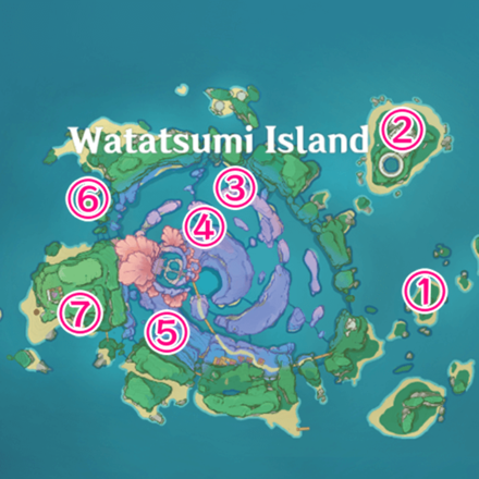 Genshin - Electro Stone Puzzle - Watatsumi Island