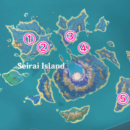 Genshin - Electro Stone Puzzle - Seirai Island
