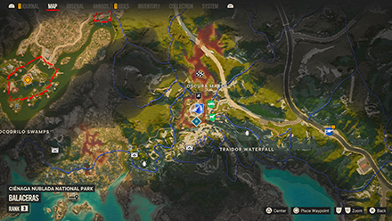 Far Cry 6 - Tour Notes II zoomed map